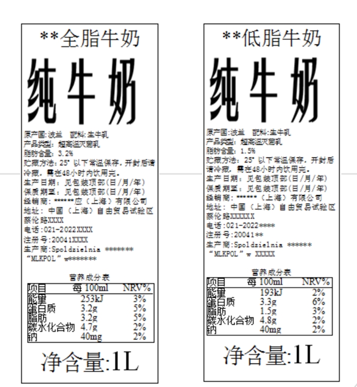 波蘭牛奶進口清關一般貿易進口案例分享